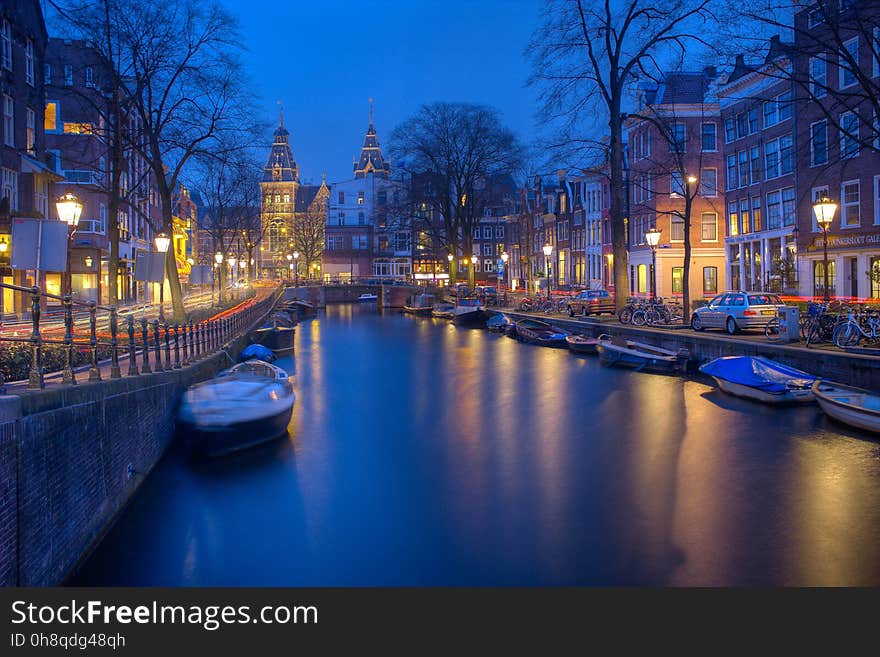 Canal, Reflection, Waterway, Water