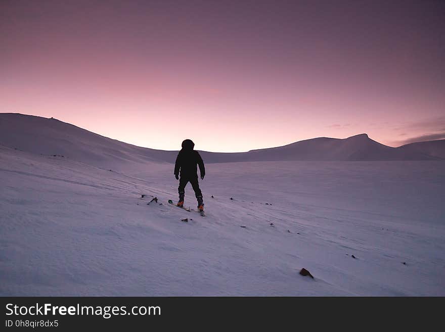 Sky, Mountainous Landforms, Mountain Range, Arctic