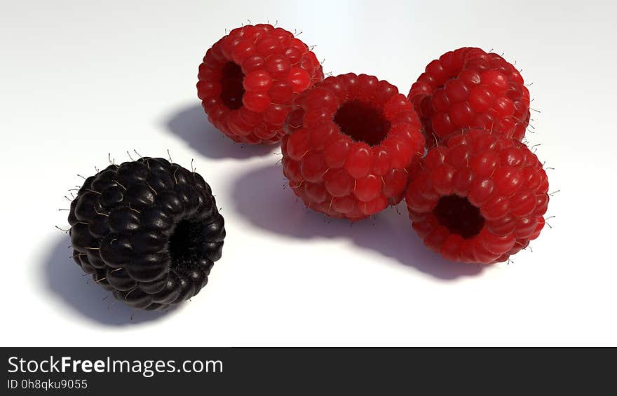 Berry, Fruit, Raspberry, Blackberry