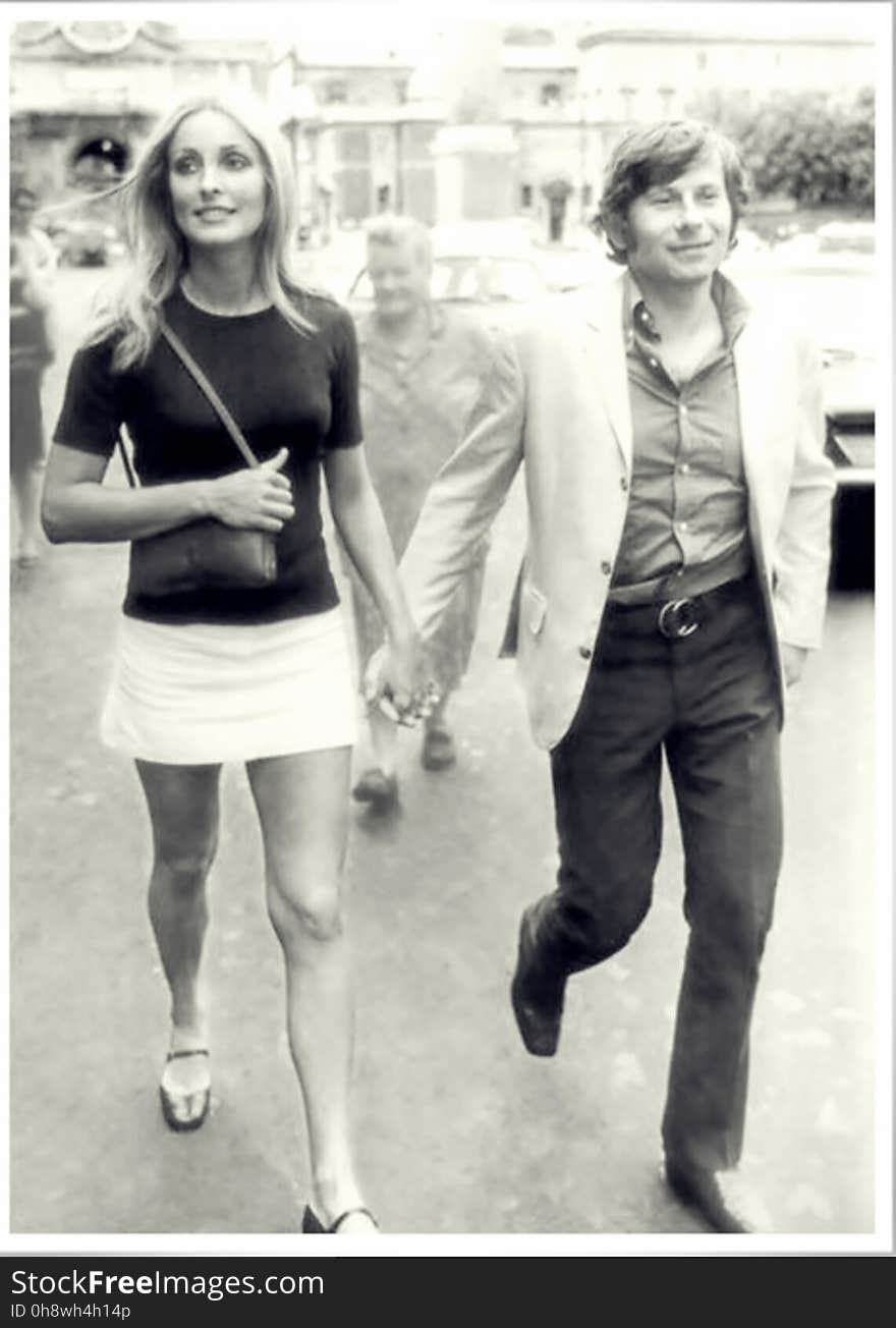 Sharon Tate & Roman Polanski &#x28;Cannes,1968&#x29;