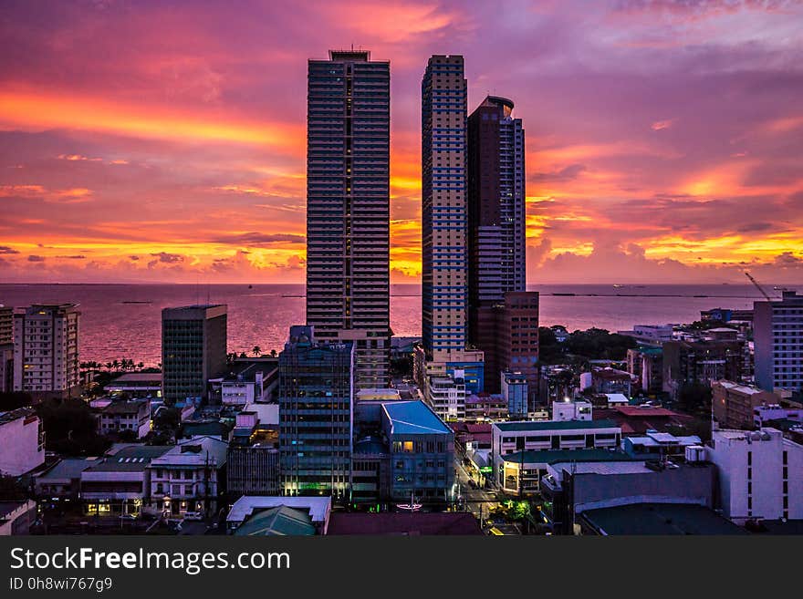 High Rise Building at Golden Hour