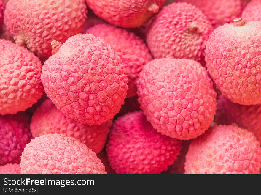 Bunch of Lychee Fruits