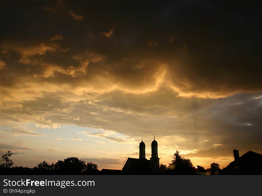 Sky, Cloud, Afterglow, Atmosphere