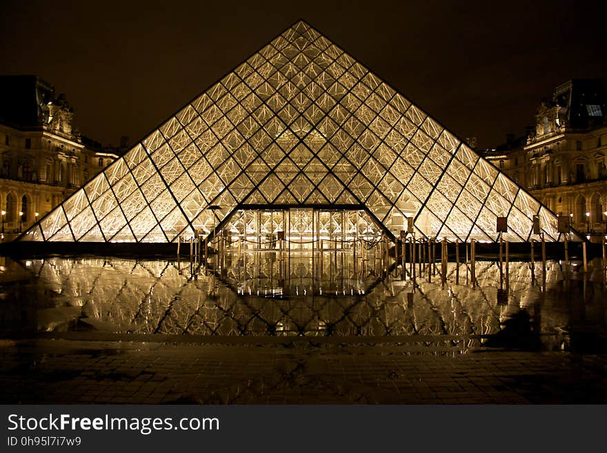 Reflection, Landmark, Night, Tourist Attraction