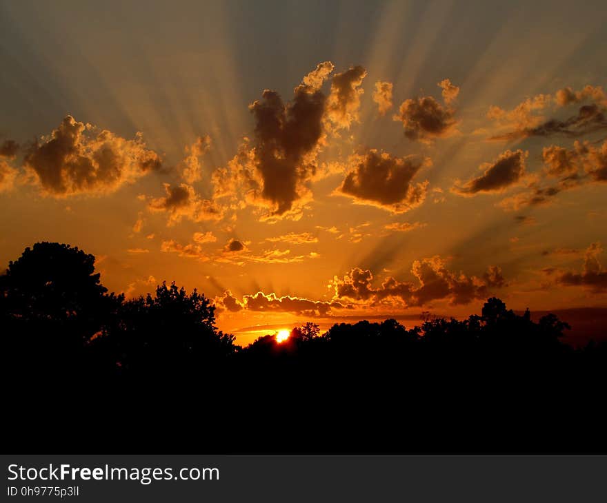 Sky, Cloud, Afterglow, Atmosphere