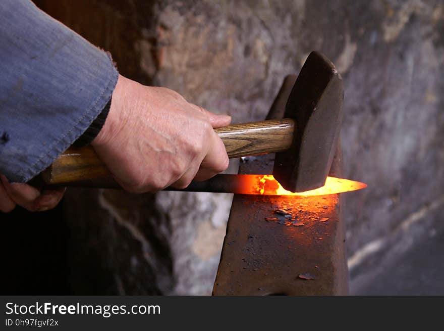 Blacksmith, Metalsmith, Metalworking, Heat