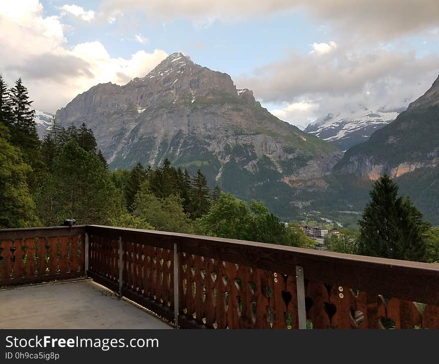 View from the hostel balcony