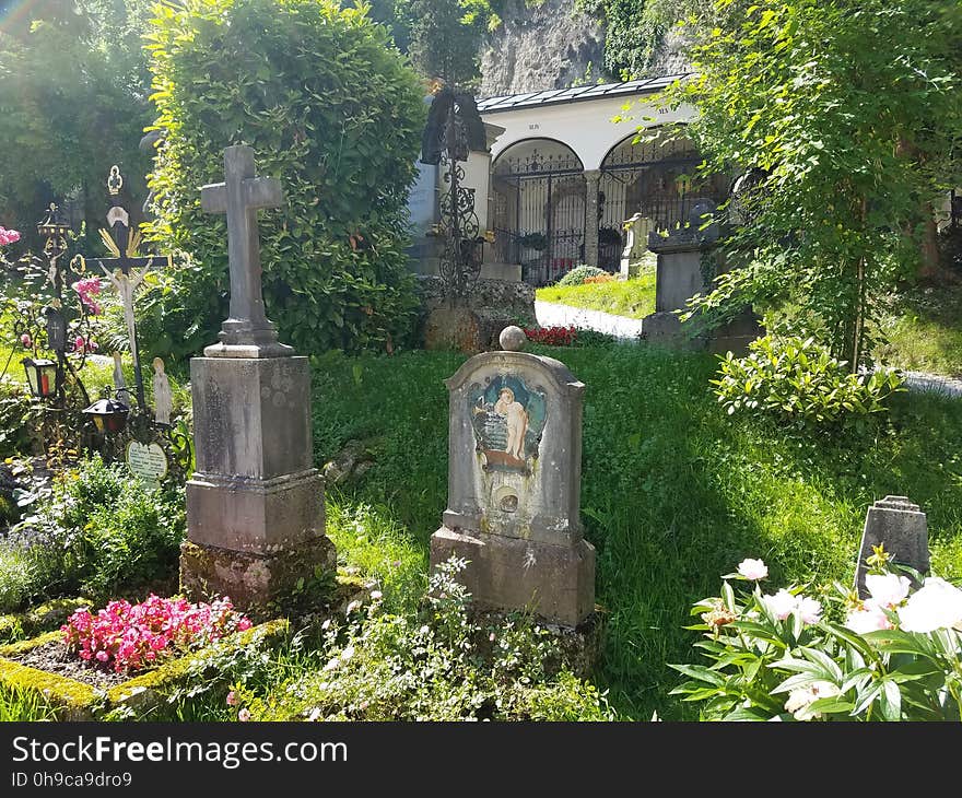 Gravestones at Salzburg