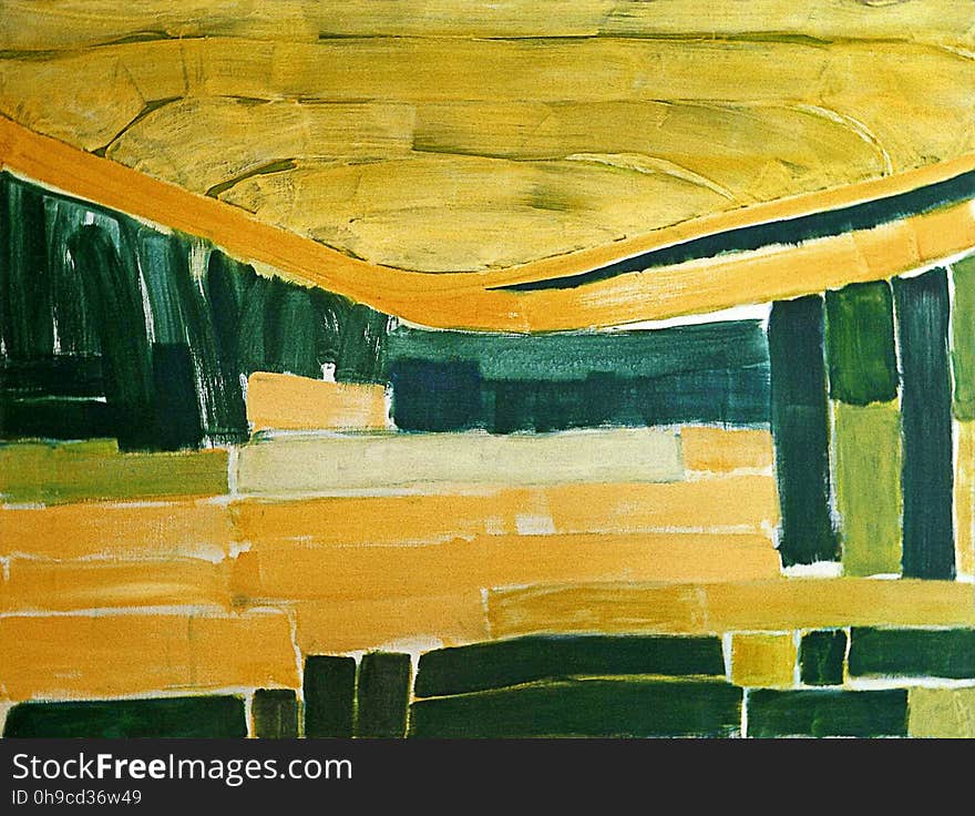 &#x27;Abstract landscape with Sunlight&#x27; - I painted this large Dutch &#x28;flat&#x29; landscape painting in 1990, an attempt to create a wide sense of flat landscape in abstract terms. Dutch polder-landscape can become easily an abstract construction, seen in bird&#x27;s eye view from the air. This image was a similar construction, but seen in my head; size: 120 x 135 cm; the original painting is still for sale. This digital image of my art I placed here in high resolution on Flickr, in the public domain. I edited it digitally with great care for the hues, colors and texture of the original work. A high resolution art image free download to print it - in the public domain / Commons, CC-BY. So it is available to use it for making your own fine quality art-print for at home on the wall if you like. Please let me know in return when you do. Tell me if you like this specific work of mine. It gives me just a nice feeling to hear when one piece of my art is being enjoyed by other people. My mail is . kind regards, Contemporary Dutch painter-artist Fons Heijnsbroek, Amsterdam, The Netherlands. &#x27;Abstract landscape with Sunlight&#x27; - I painted this large Dutch &#x28;flat&#x29; landscape painting in 1990, an attempt to create a wide sense of flat landscape in abstract terms. Dutch polder-landscape can become easily an abstract construction, seen in bird&#x27;s eye view from the air. This image was a similar construction, but seen in my head; size: 120 x 135 cm; the original painting is still for sale. This digital image of my art I placed here in high resolution on Flickr, in the public domain. I edited it digitally with great care for the hues, colors and texture of the original work. A high resolution art image free download to print it - in the public domain / Commons, CC-BY. So it is available to use it for making your own fine quality art-print for at home on the wall if you like. Please let me know in return when you do. Tell me if you like this specific work of mine. It gives me just a nice feeling to hear when one piece of my art is being enjoyed by other people. My mail is . kind regards, Contemporary Dutch painter-artist Fons Heijnsbroek, Amsterdam, The Netherlands.