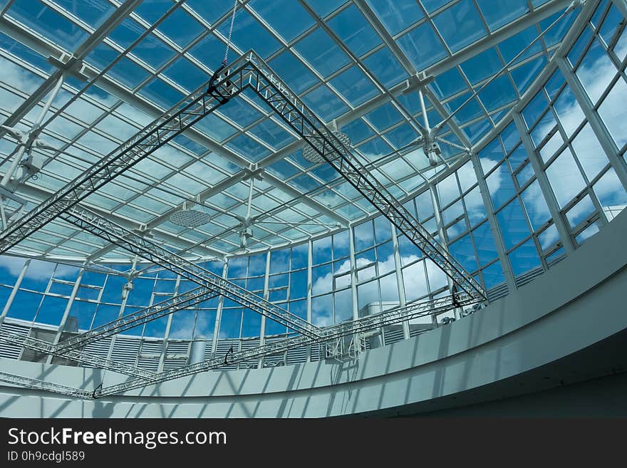 White Concrete Interior Building