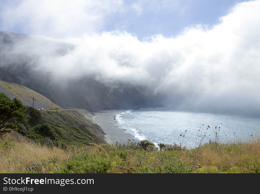 Fog on coast, Oregon