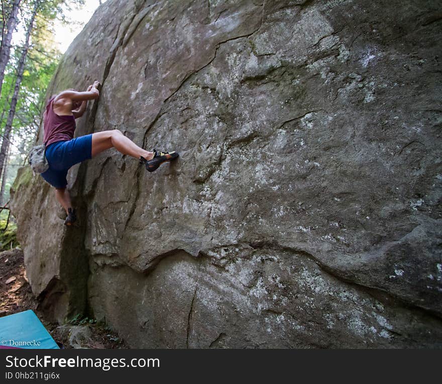 bouldering with Kim and Graham. bouldering with Kim and Graham