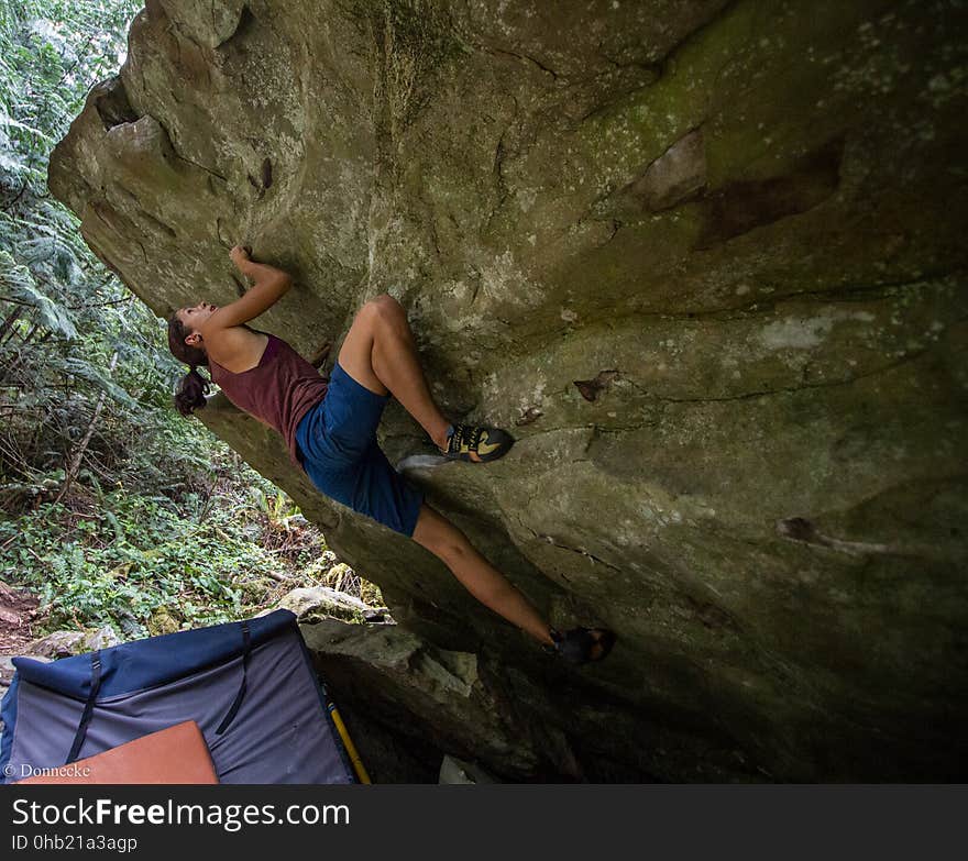 bouldering with Kim and Graham. bouldering with Kim and Graham