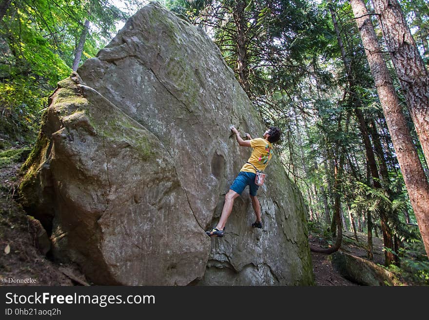 bouldering with Kim and Graham. bouldering with Kim and Graham