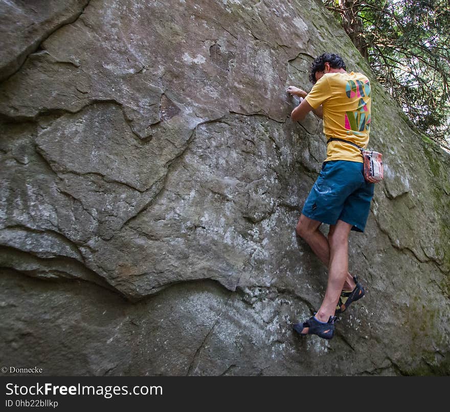 bouldering with Kim and Graham. bouldering with Kim and Graham