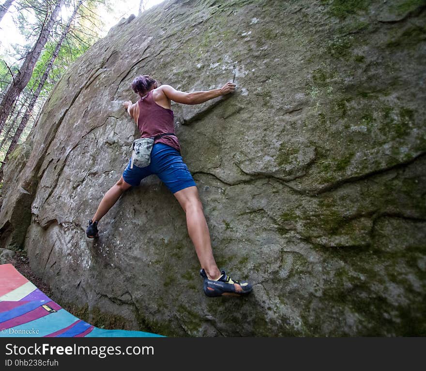 bouldering with Kim and Graham. bouldering with Kim and Graham