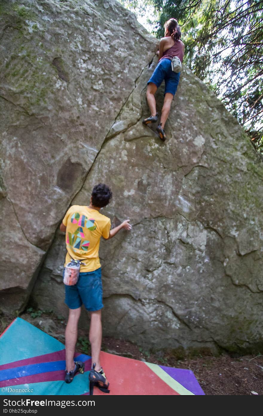 bouldering with Kim and Graham. bouldering with Kim and Graham