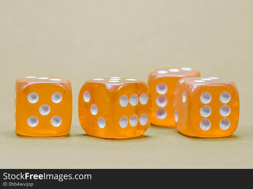 Orange, Dice Game, Product, Dice