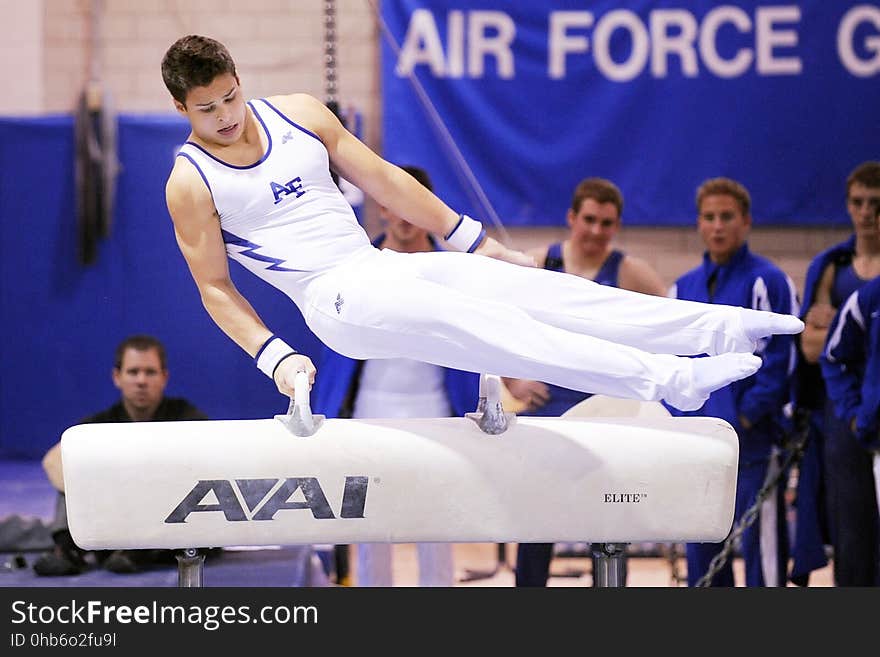 Blue, Sports, Sport Venue, Gymnastics