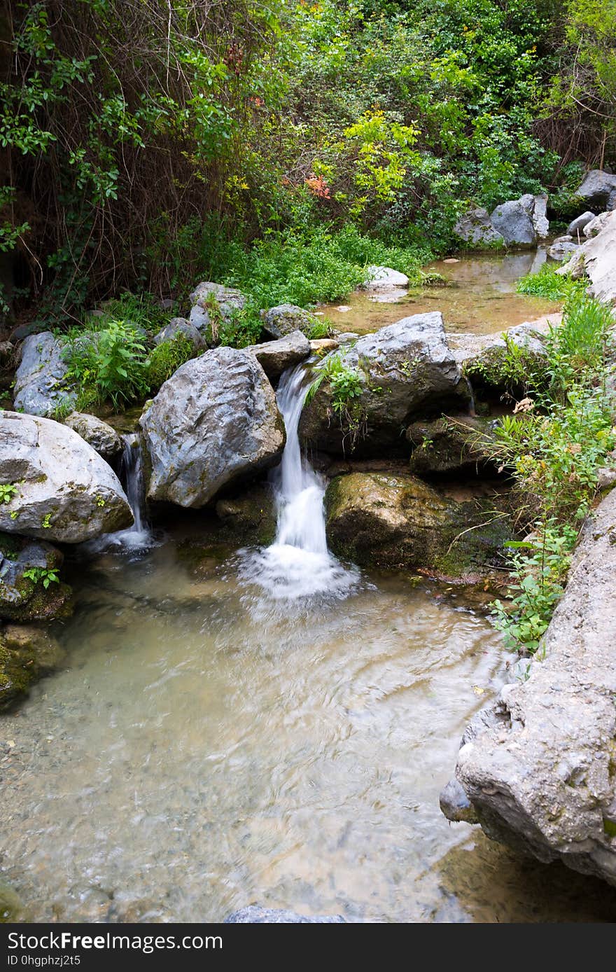 Creek in sierra nevada, andalusia, spain. Creek in sierra nevada, andalusia, spain