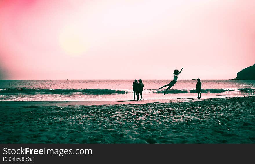 It was a nice day at Muir Beach and then a young woman broke out into dance. It was a nice day at Muir Beach and then a young woman broke out into dance.