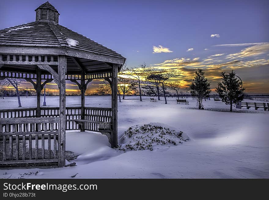 Snow, Winter, Sky, Freezing