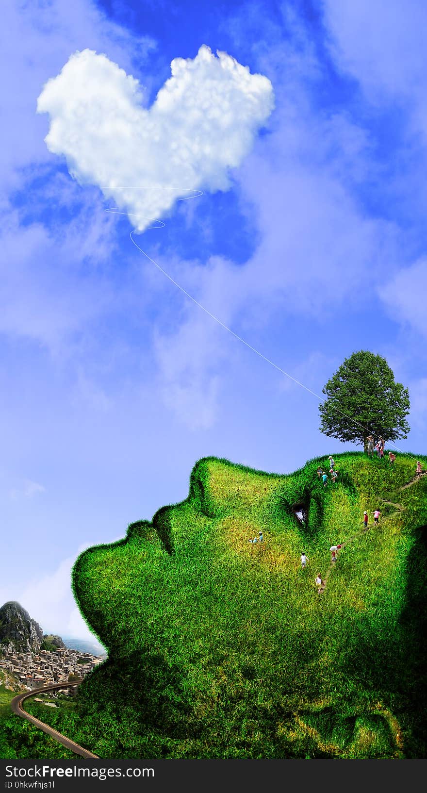 Sky, Nature, Green, Cloud