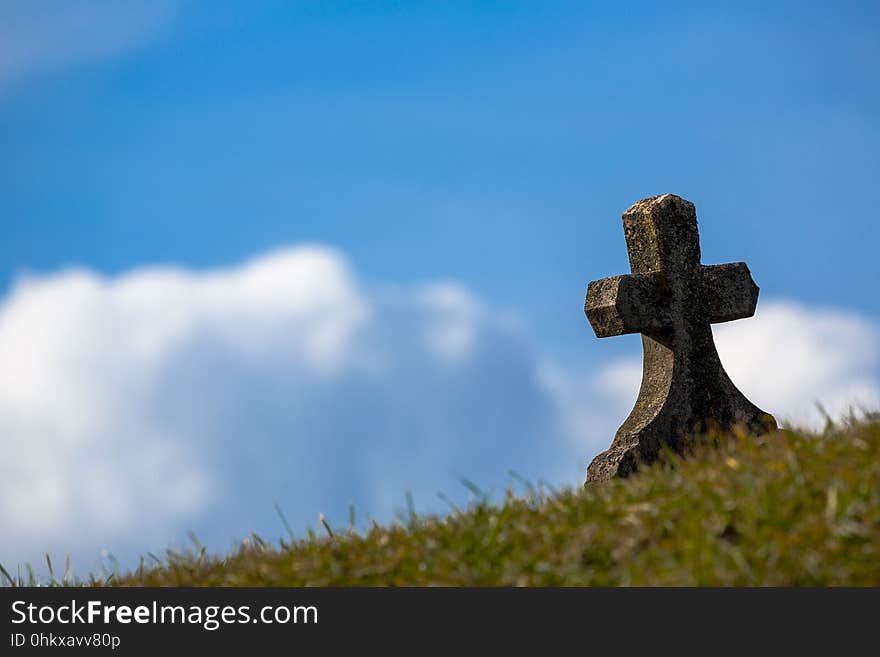 Sky, Cloud, Cross, Grass