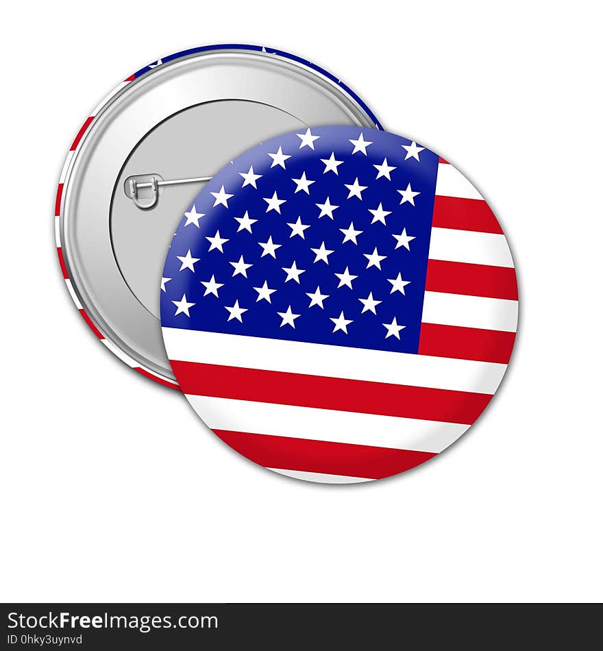 Font, Flag Of The United States, Circle