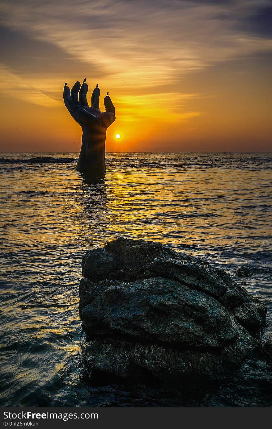 Sea, Sky, Water, Horizon