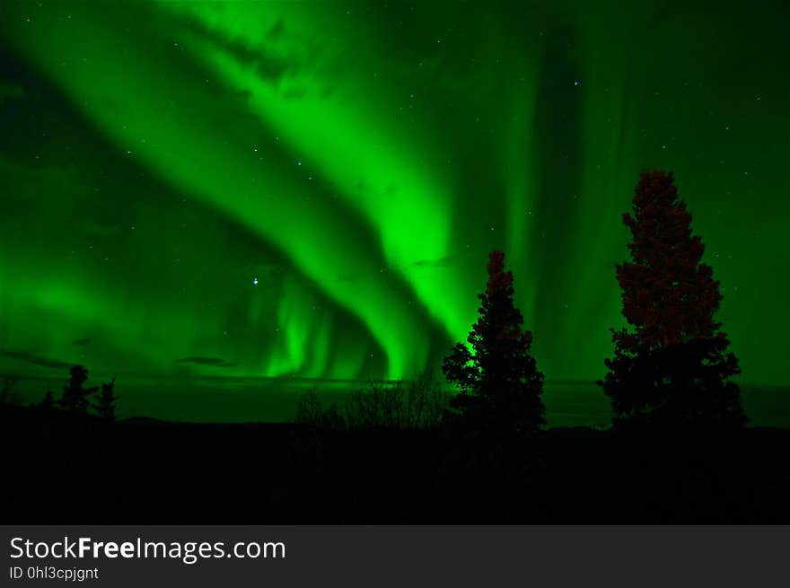 Aurora, Green, Nature, Atmosphere