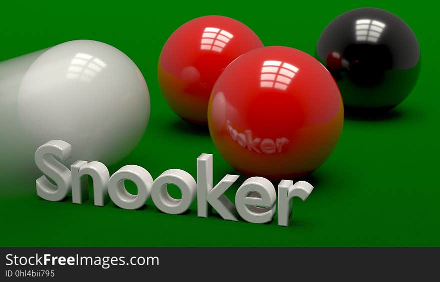 Billiard Ball, Snooker, Indoor Games And Sports, Eight Ball