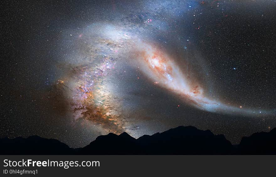 Galaxy, Atmosphere, Sky, Universe