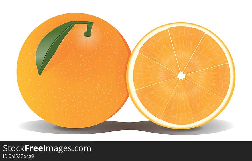 Produce, Fruit, Food, Valencia Orange