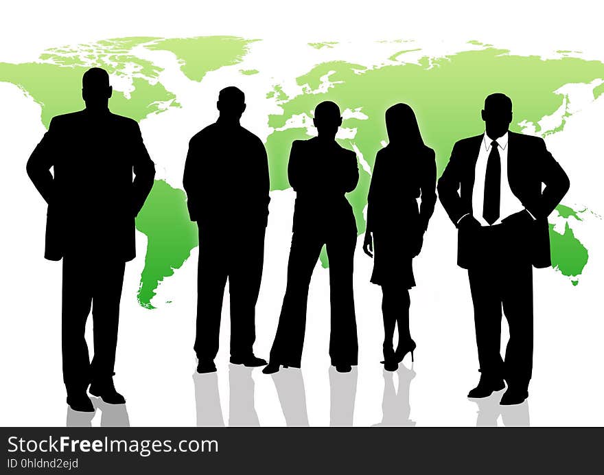 Social Group, Silhouette, Standing, Human Behavior