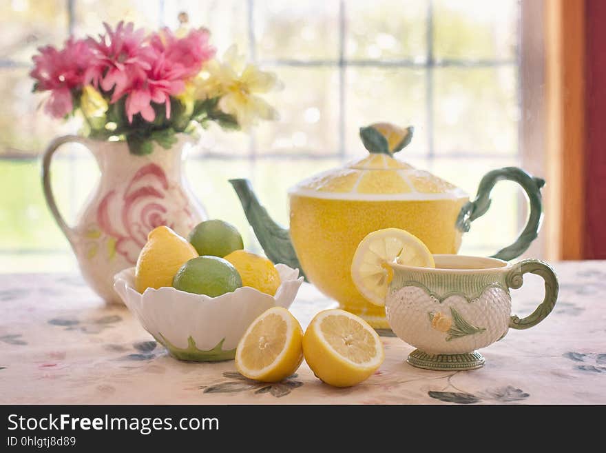 Yellow, Tableware, Serveware, Coffee Cup