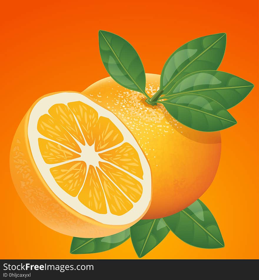 Produce, Fruit, Food, Valencia Orange