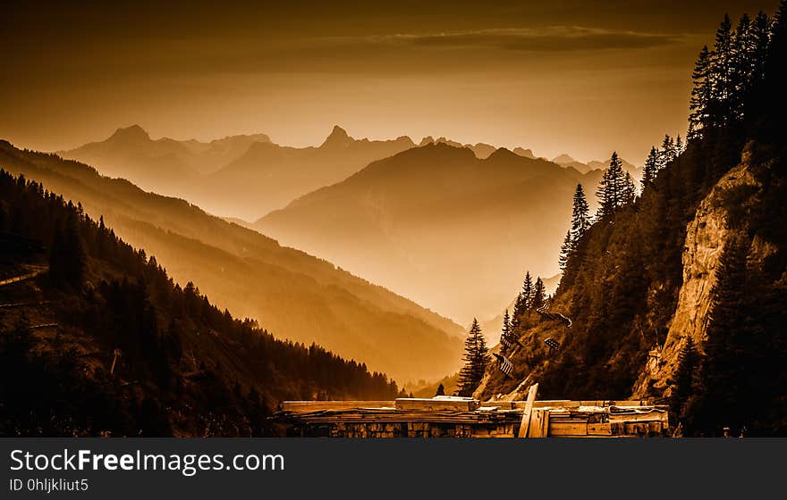 Nature, Sky, Mountainous Landforms, Mountain