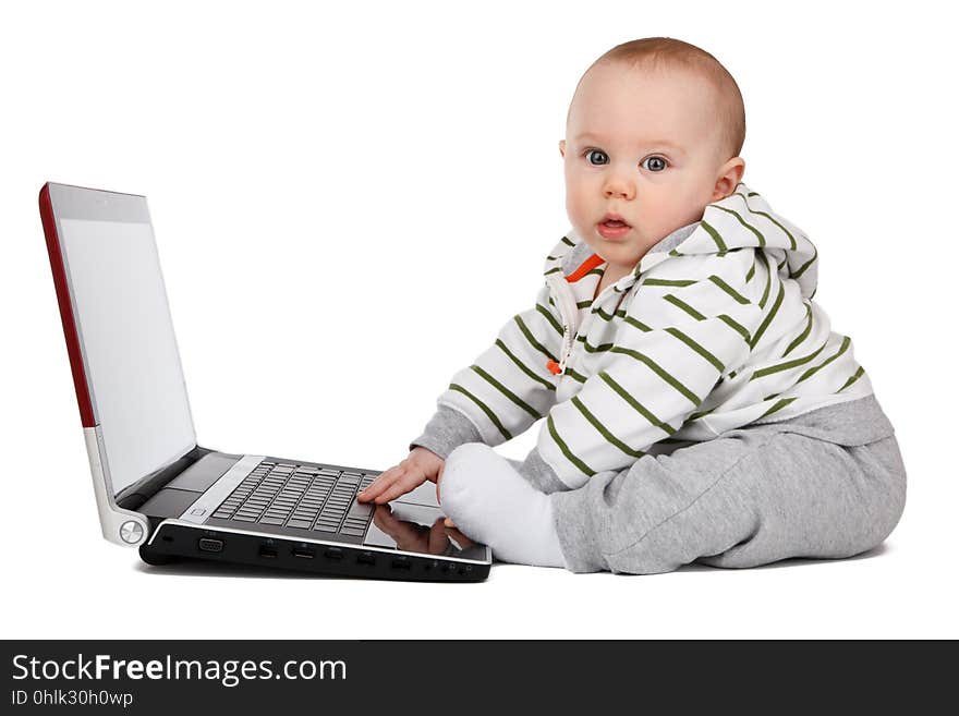 Sitting, Laptop, Child, Product