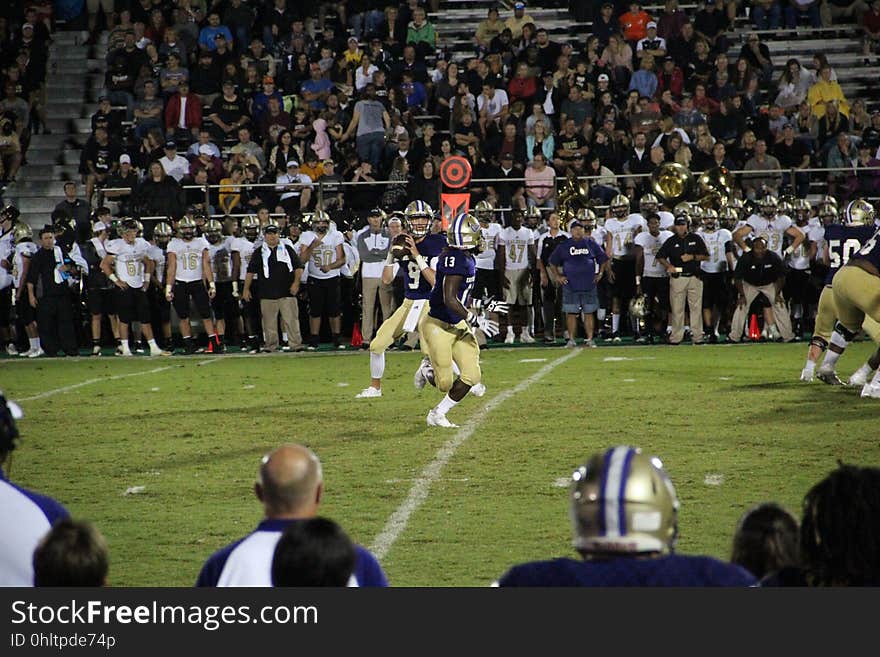 Cartersville High School vs. Calhoun High School football, September 1, 2017. Cartersville High School vs. Calhoun High School football, September 1, 2017