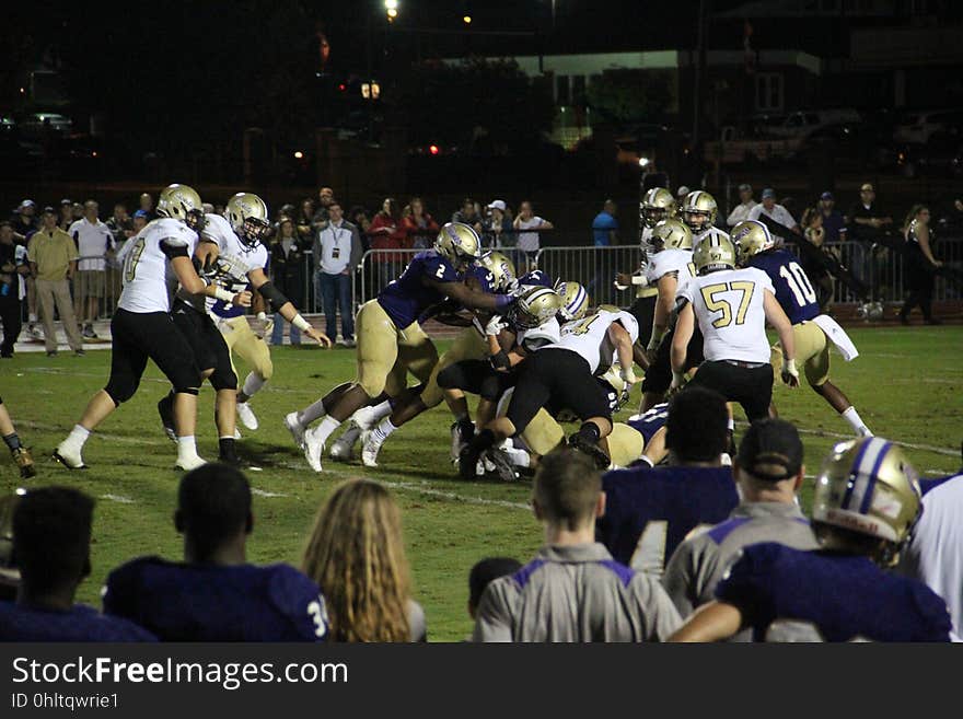 Cartersville High School vs. Calhoun High School football, September 1, 2017. Cartersville High School vs. Calhoun High School football, September 1, 2017