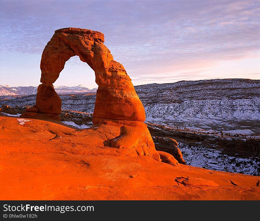 Natural Arch, Rock, Formation, Sky