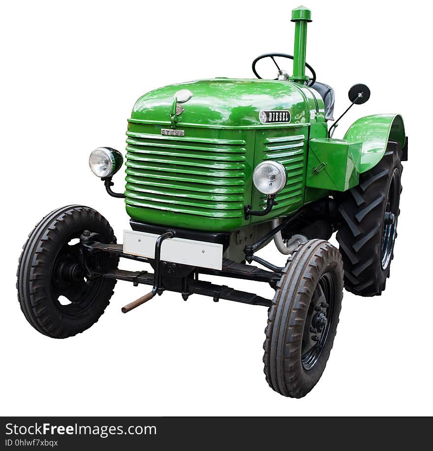 Tractor, Agricultural Machinery, Motor Vehicle, Vehicle