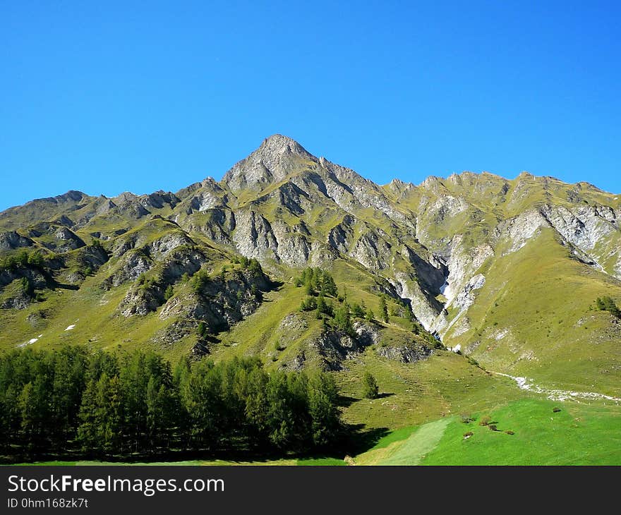 Mountainous Landforms, Mountain, Mountain Range, Mount Scenery