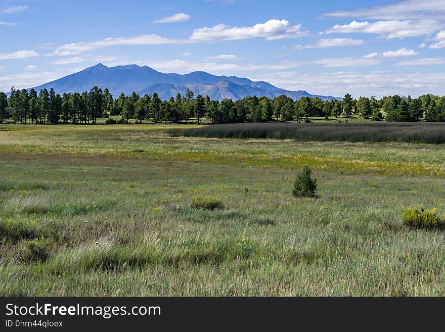 View of Prime Lake and the San Francisco Peaks from Anderson Mesa. The Arizona National Scenic Trail Anderson Mesa Passage &#x28;AZT-30&#x29; traverses Anderson Mesa in the Lake Mary area southeast of Flagstaff. The passage begins northwest of Mormon Lake, crosses Lake Mary Road near Pinegrove Campground, and ascends Anderson Mesa, passing near several small wetlands on its way to Marshall Lake, the most well-known of these magical and important wildlife habitats. Between Vail and Prime Lakes, the trail skirts around observatory facilities to the edge of the mesa, providing a stunning panoramic view of Lake Mary. On Coconino National Forest maps, the Arizona Trail is labeled as trail number 87 for its entire traversal of the Forest. This photo was taken in August 2017 by Deborah Lee Soltesz during a day hike from Marshall Lake to a point just west of Vail Lake. Credit: U.S. Forest Service Coconino National Forest. For information on this passage, visit Arizona Trail: Anderson Mesa Passage AZT-30 and download the Anderson Mesa Passage AZT-30 trail map. Visit Coconino National Forest for more trails and other recreation opportunities. View of Prime Lake and the San Francisco Peaks from Anderson Mesa. The Arizona National Scenic Trail Anderson Mesa Passage &#x28;AZT-30&#x29; traverses Anderson Mesa in the Lake Mary area southeast of Flagstaff. The passage begins northwest of Mormon Lake, crosses Lake Mary Road near Pinegrove Campground, and ascends Anderson Mesa, passing near several small wetlands on its way to Marshall Lake, the most well-known of these magical and important wildlife habitats. Between Vail and Prime Lakes, the trail skirts around observatory facilities to the edge of the mesa, providing a stunning panoramic view of Lake Mary. On Coconino National Forest maps, the Arizona Trail is labeled as trail number 87 for its entire traversal of the Forest. This photo was taken in August 2017 by Deborah Lee Soltesz during a day hike from Marshall Lake to a point just west of Vail Lake. Credit: U.S. Forest Service Coconino National Forest. For information on this passage, visit Arizona Trail: Anderson Mesa Passage AZT-30 and download the Anderson Mesa Passage AZT-30 trail map. Visit Coconino National Forest for more trails and other recreation opportunities.