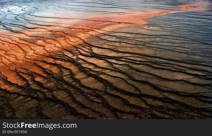 Colors and textures in terraced landscape. Colors and textures in terraced landscape.