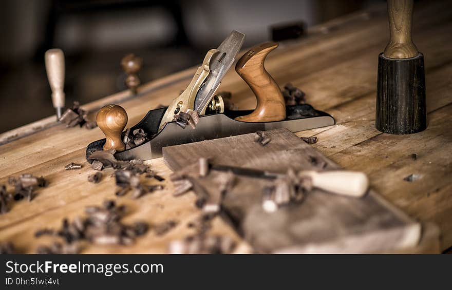 This is a picture featuring probably the best woodworking tool I own, a Lie-Nielsen jack plane. I don&#x27;t think I&#x27;m worthy of it, but I&#x27;m trying to be. I was shaving some paper thin slices off this walnut board and thought it might make a good shot. The image also features a lignum vitae mallet I turned a long time ago, and the bench I made in &#x28;you guessed it&#x29; 1994. This is a picture featuring probably the best woodworking tool I own, a Lie-Nielsen jack plane. I don&#x27;t think I&#x27;m worthy of it, but I&#x27;m trying to be. I was shaving some paper thin slices off this walnut board and thought it might make a good shot. The image also features a lignum vitae mallet I turned a long time ago, and the bench I made in &#x28;you guessed it&#x29; 1994.