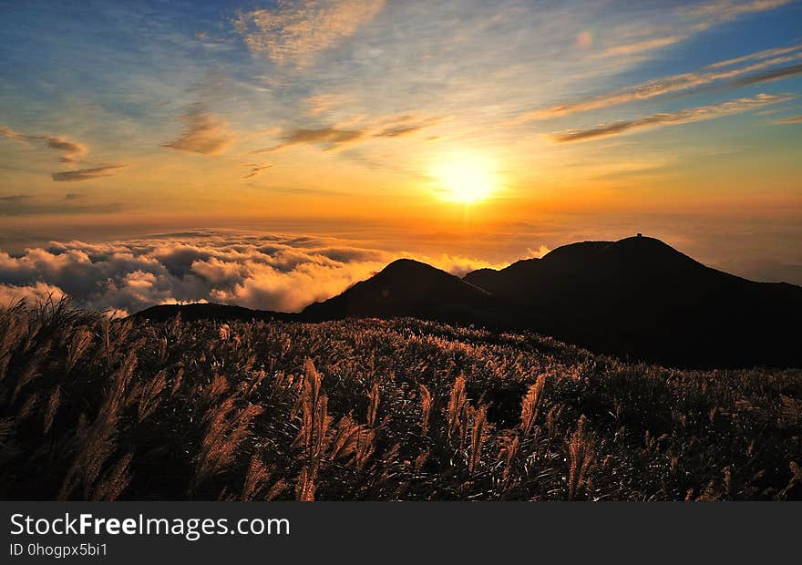 Sky, Sunrise, Afterglow, Dawn