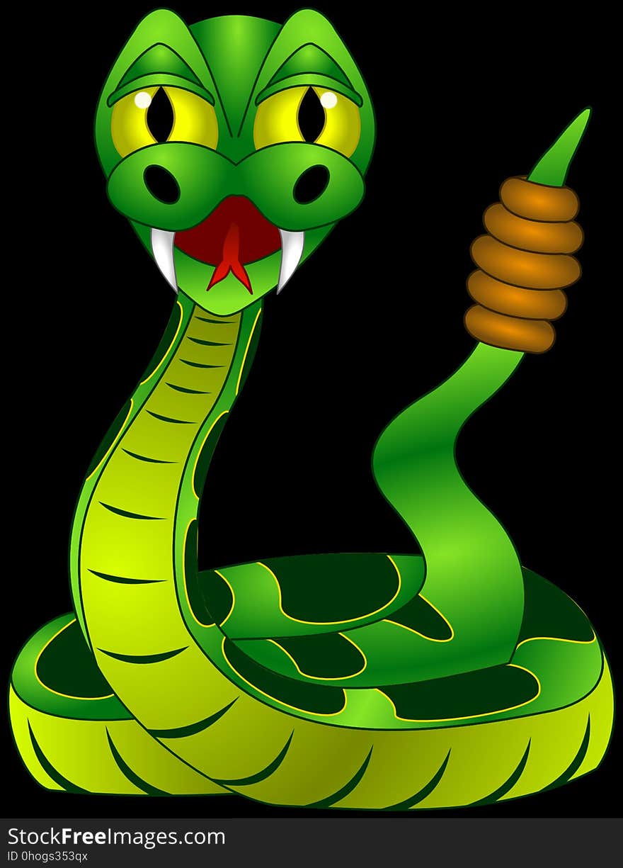 Serpent, Green, Reptile, Vertebrate