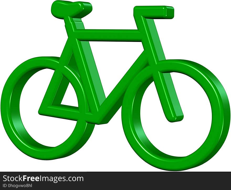 Bicycle, Green, Bicycle Frame, Bicycle Wheel